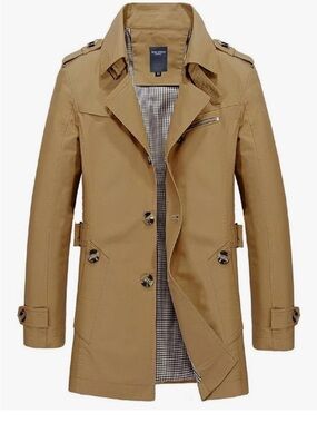 Men’s Coat EUC, khaki